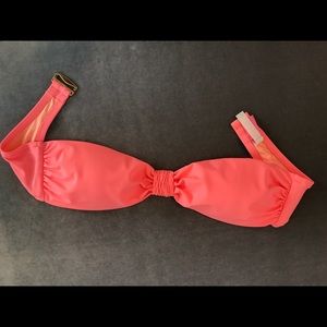 Victoria’s Secret peach pink bandeau bikini top